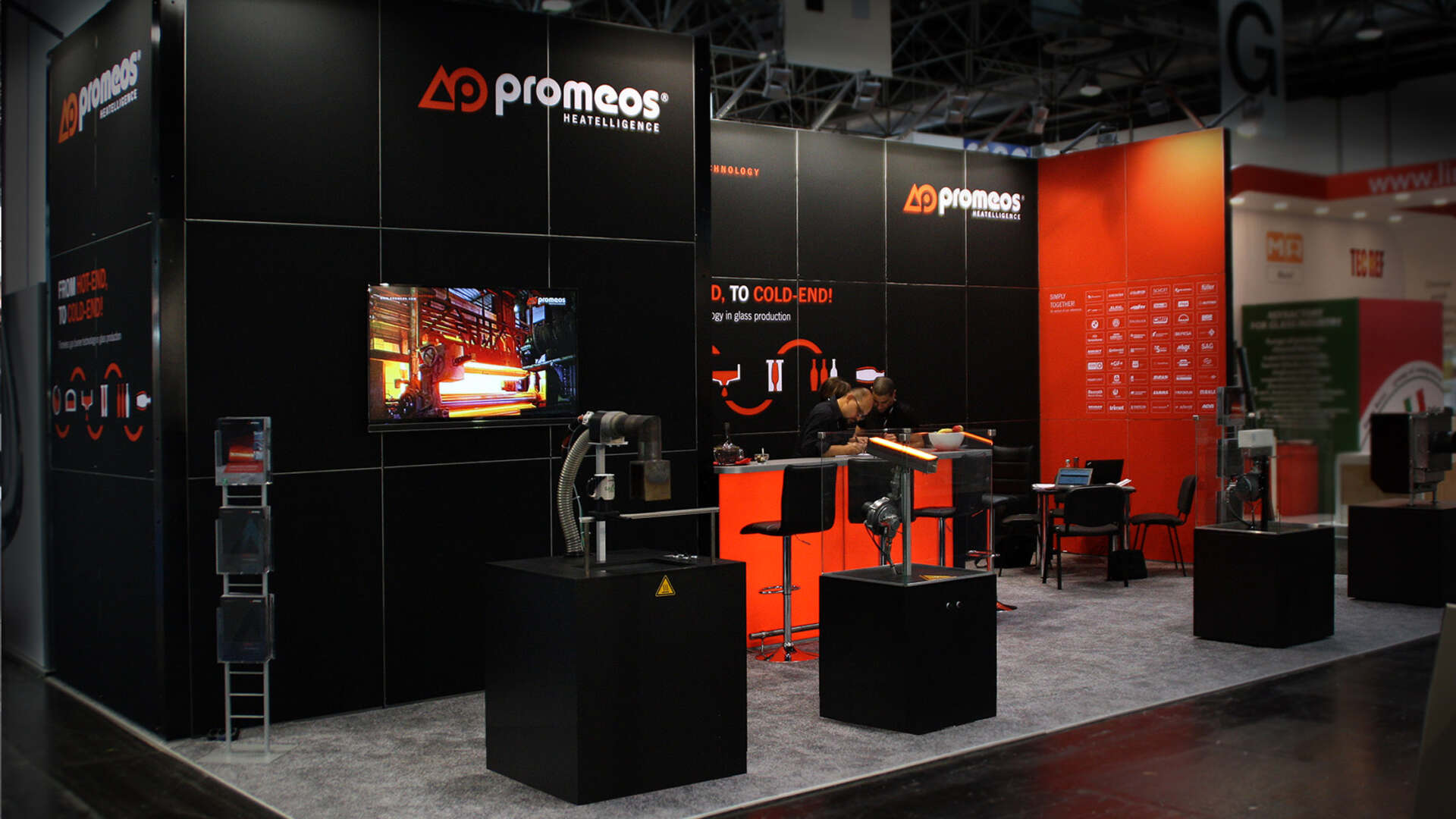 Messestand der promeos